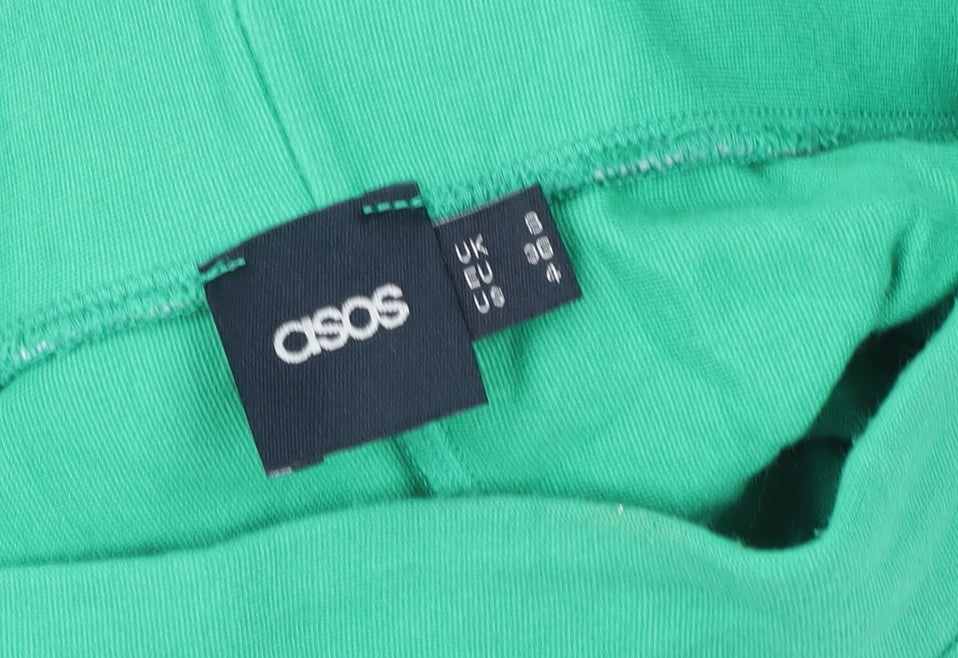 Womens UK Size 4 ASOS A-Line Jersey Skirt