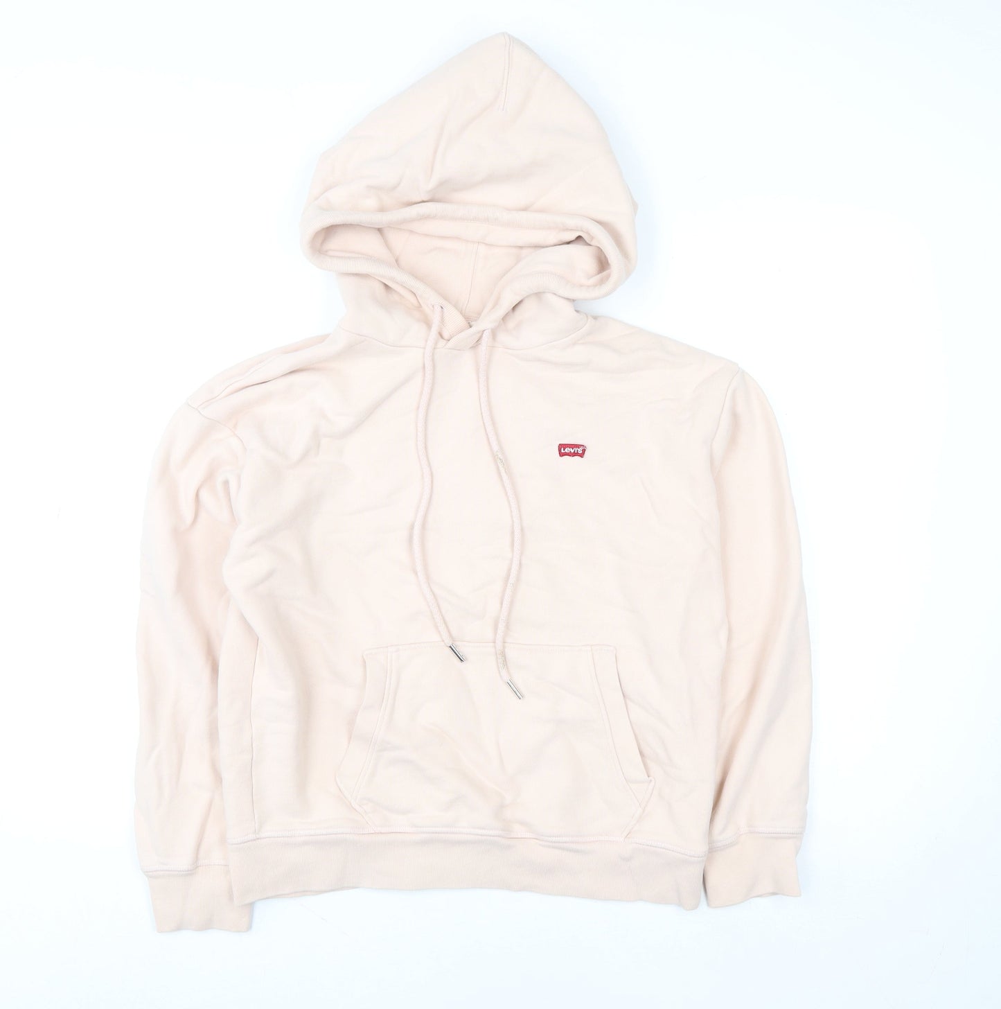 Womens UK Size XS Levi's Beige Pullover Hoodie