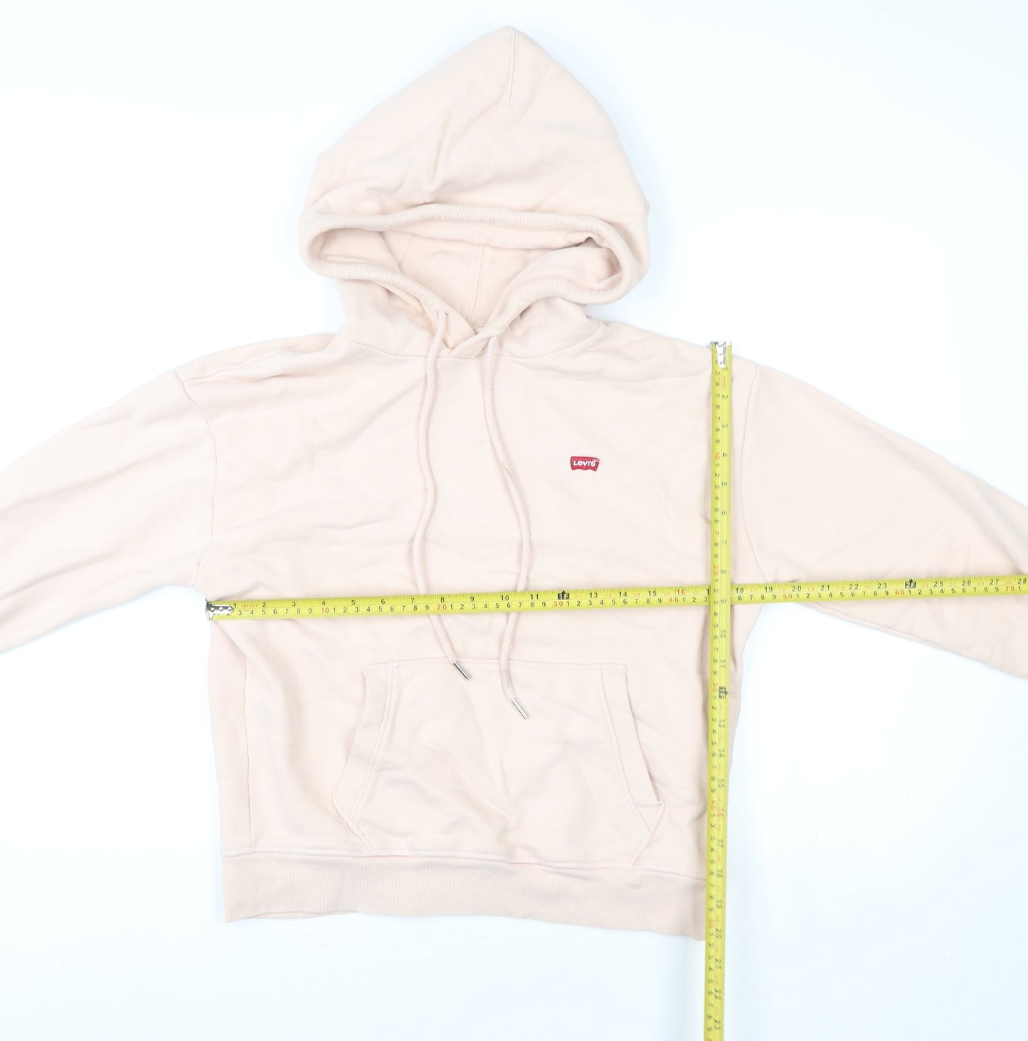 Womens UK Size XS Levi's Beige Pullover Hoodie