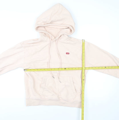 Womens UK Size XS Levi's Beige Pullover Hoodie