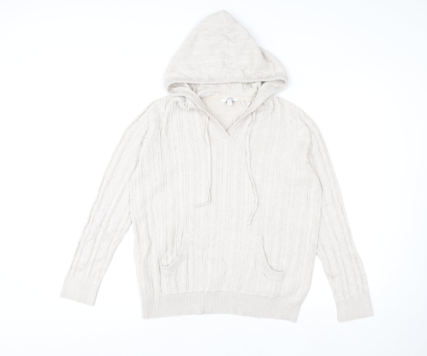 Womens UK Size 12 FatFace Beige Basic Jacket
