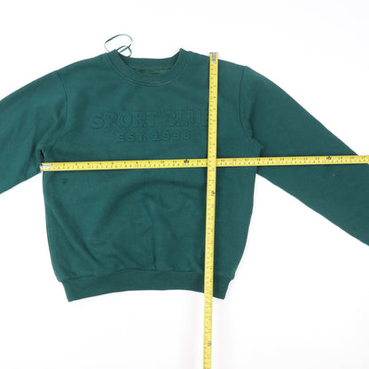 Womens UK Size S Selects Green Pullover Sweatshirt