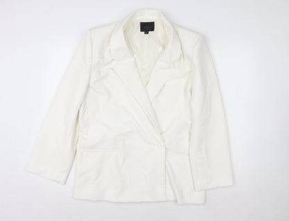 Womens UK Size 8 Zara Regular White Blazer