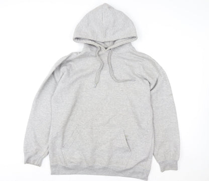 Womens UK Size S Pull&Bear Grey Pullover Hoodie