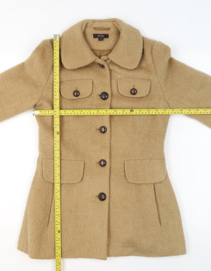Womens UK Size 8 Therapy Beige Overcoat