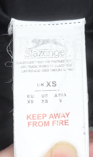Mens UK Size XS Slazenger Black Parka Coat