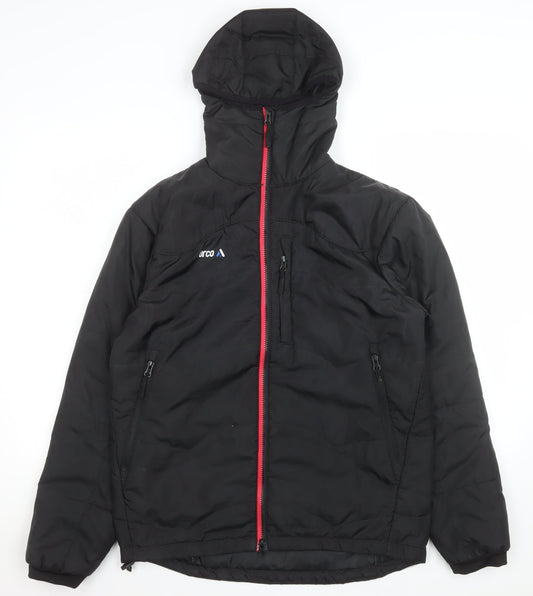 Womens UK Size M Furco Black Puffer Jacket