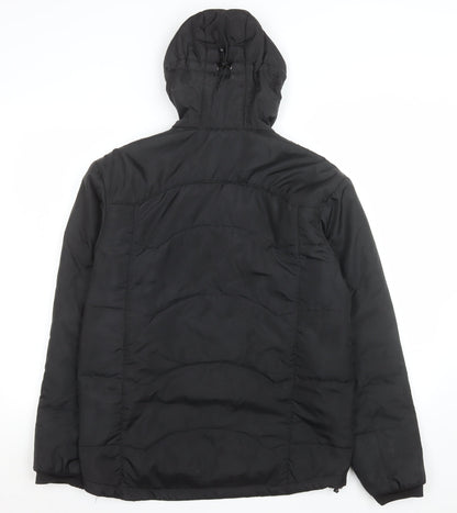Womens UK Size M Furco Black Puffer Jacket
