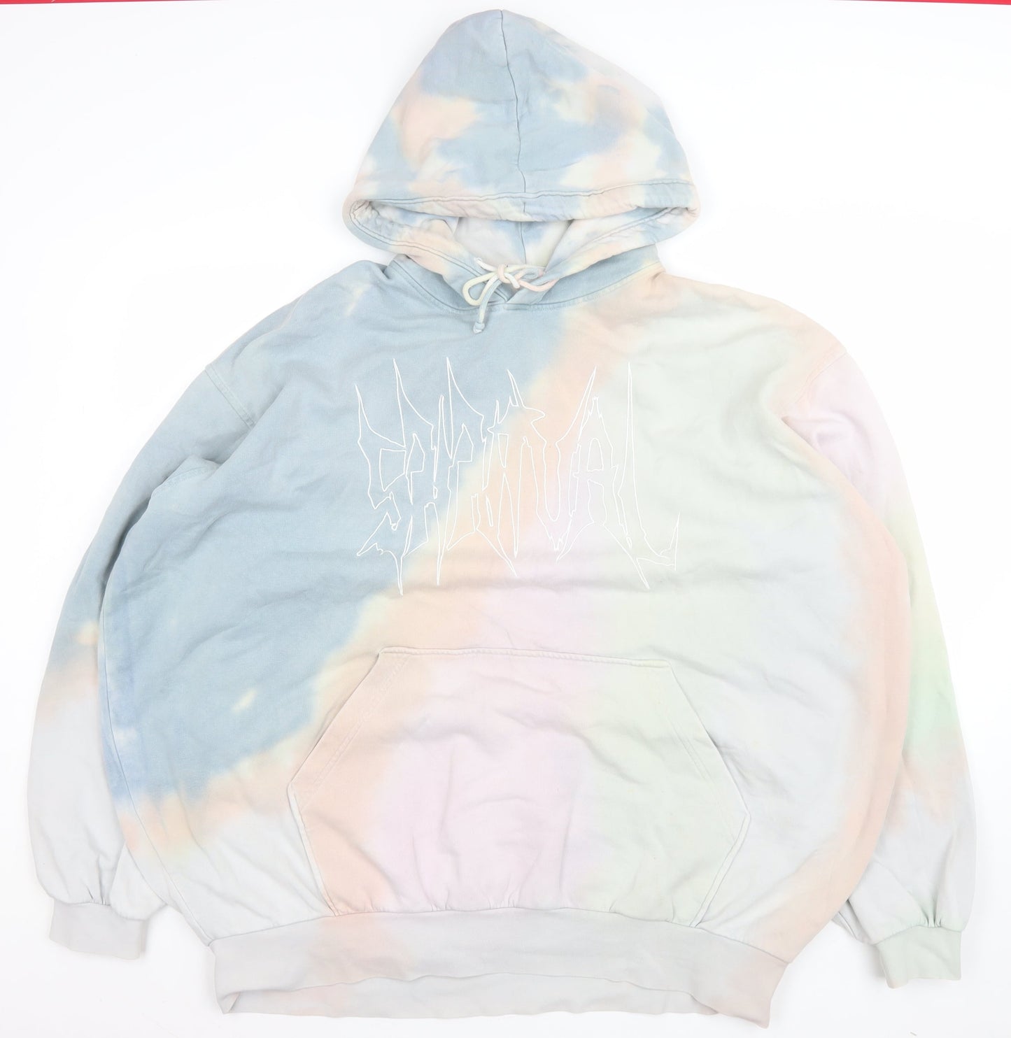 Mens UK Size S Weekday Multicoloured Pullover Hoodie