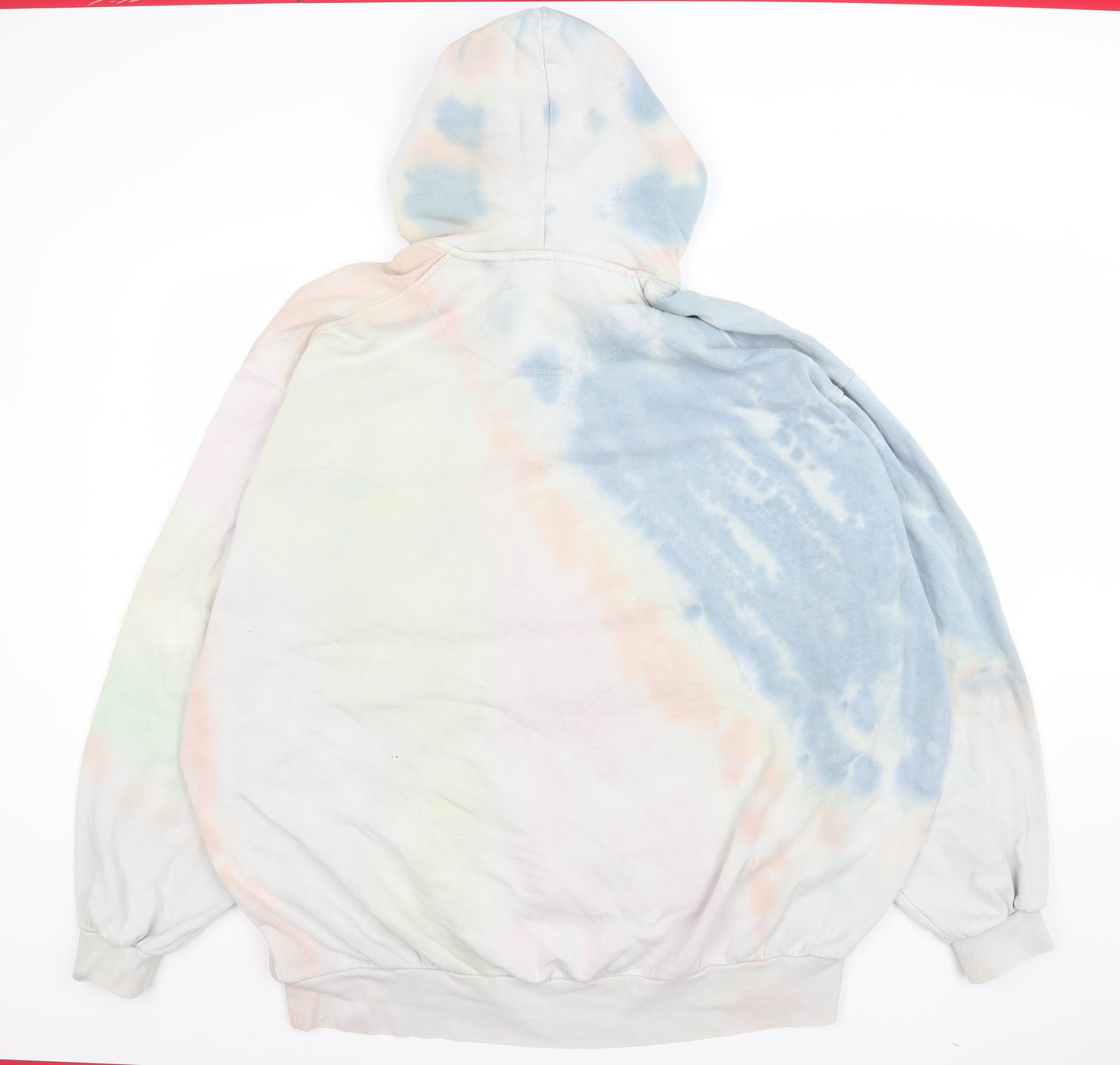 Mens UK Size S Weekday Multicoloured Pullover Hoodie