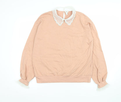 Womens UK Size XS River Island Pink Basic Blouse