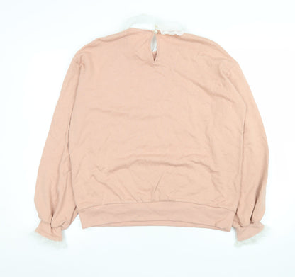 Womens UK Size XS River Island Pink Basic Blouse