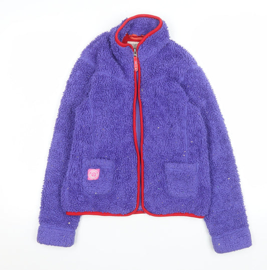 Girls UK Size 11-12 Years Regatta Purple Basic Jacket