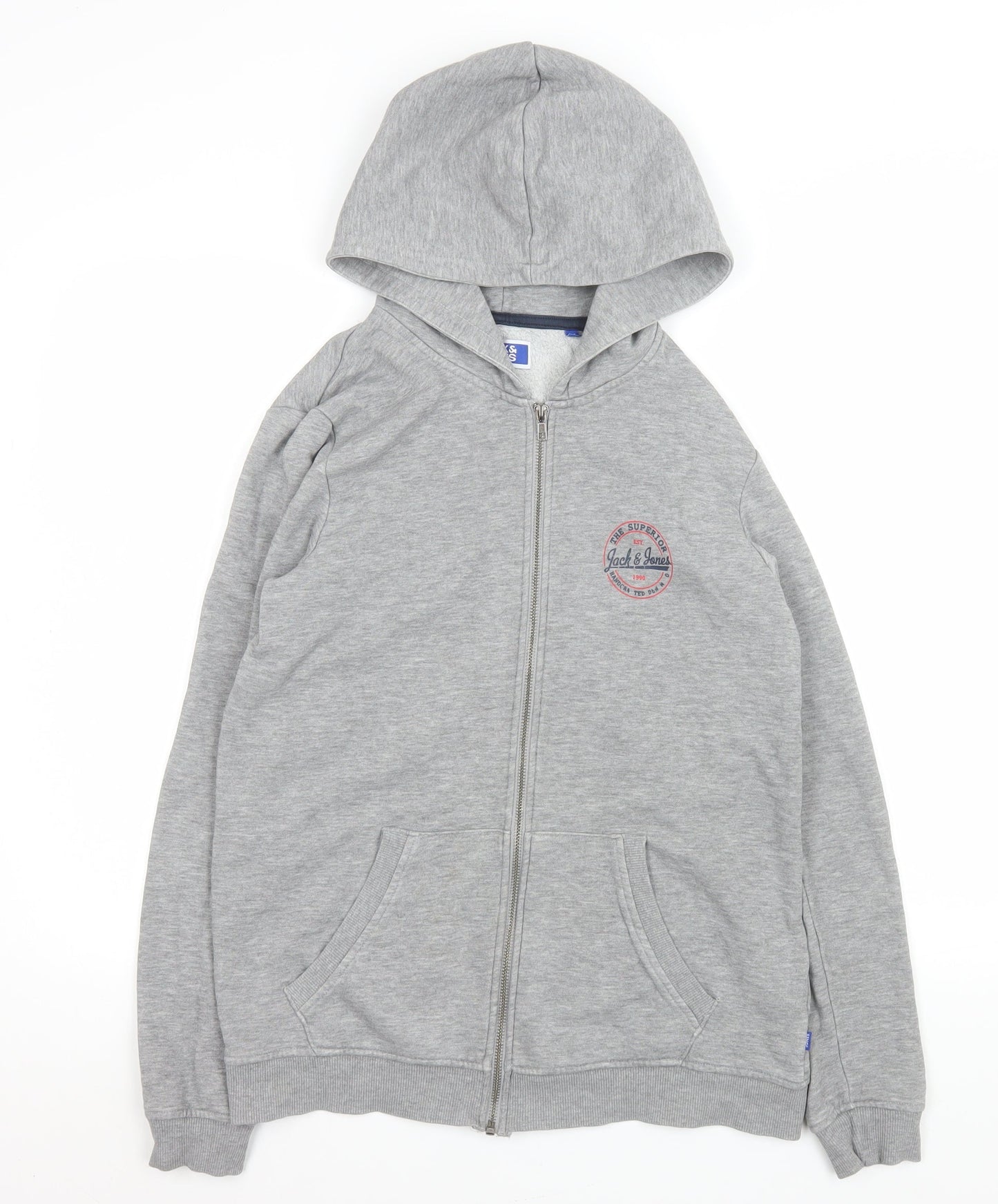 Mens UK Size S JACK & JONES Grey Basic Jacket