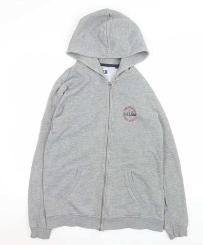 Mens UK Size S JACK & JONES Grey Basic Jacket