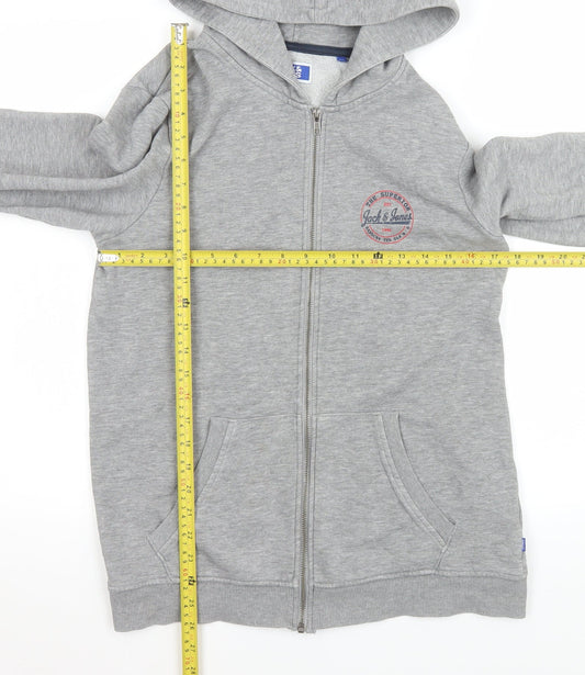 Mens UK Size S JACK & JONES Grey Basic Jacket