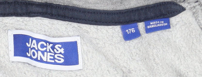 Mens UK Size S JACK & JONES Grey Basic Jacket