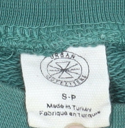 Womens UK Size S Urban Outfitters Green Pullover Sweatshirt