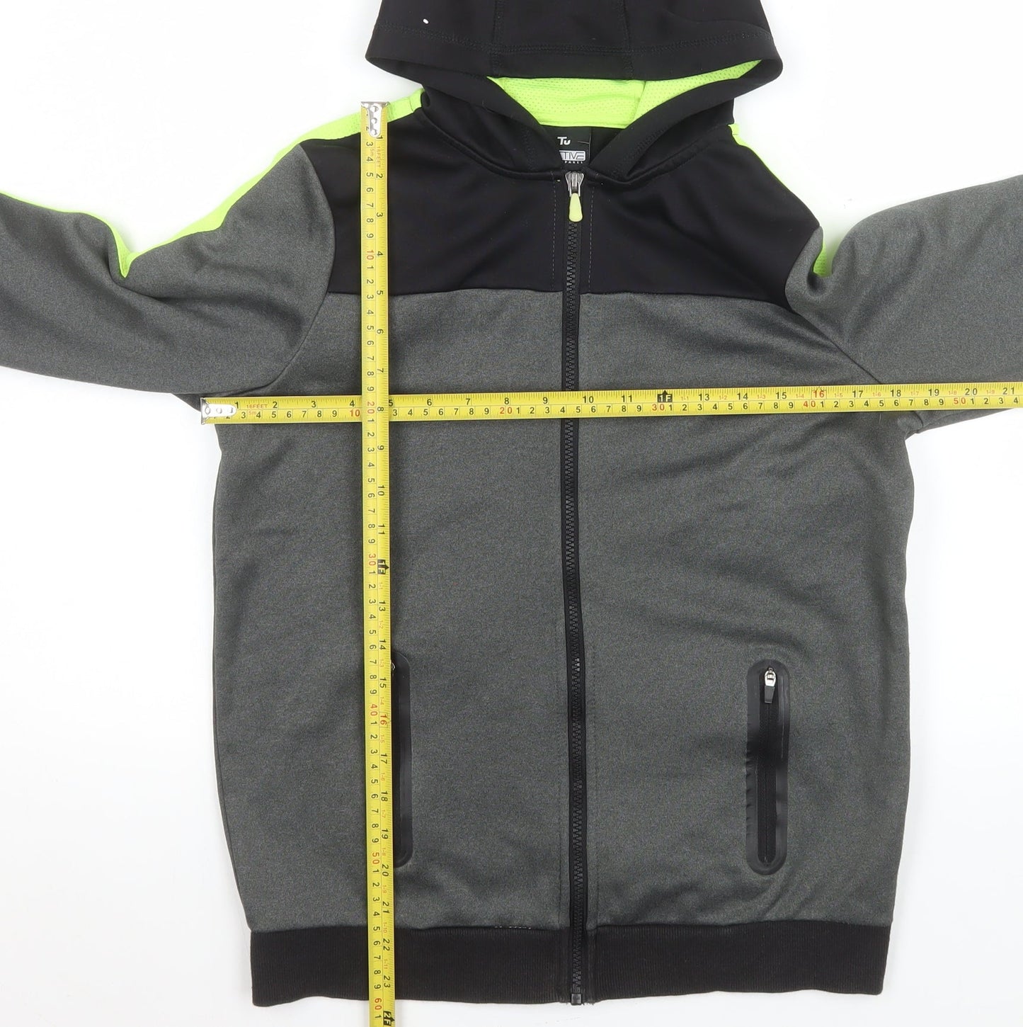 Boys UK Size 13 Years TU Grey Track Jacket