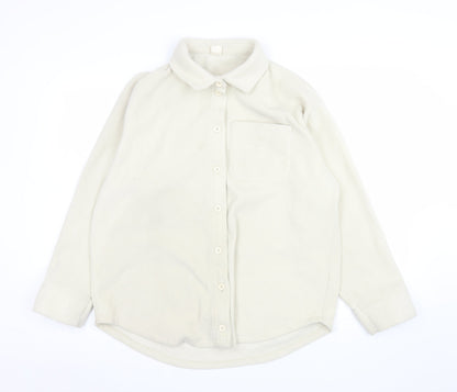 Mens UK Size M Urban Outfitters Ivory Basic Jacket