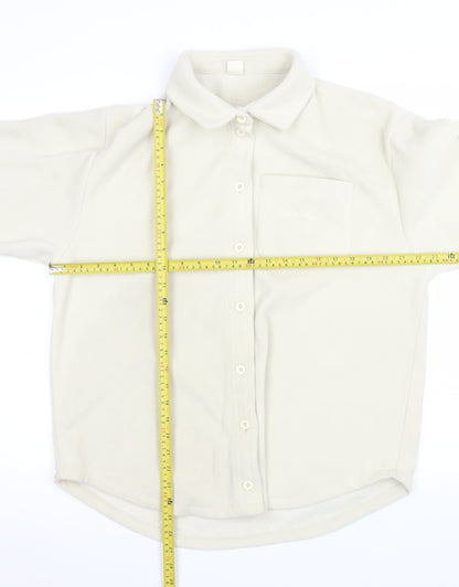 Mens UK Size M Urban Outfitters Ivory Basic Jacket
