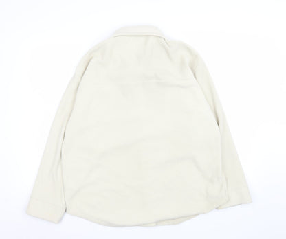 Mens UK Size M Urban Outfitters Ivory Basic Jacket