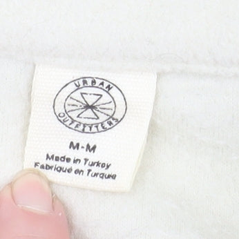 Mens UK Size M Urban Outfitters Ivory Basic Jacket