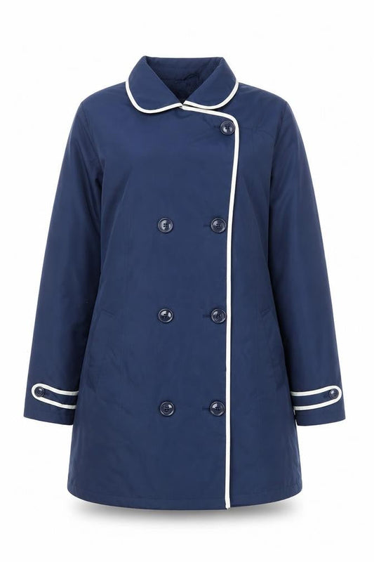 Womens UK Size 16 Julipa Blue Trench Coat