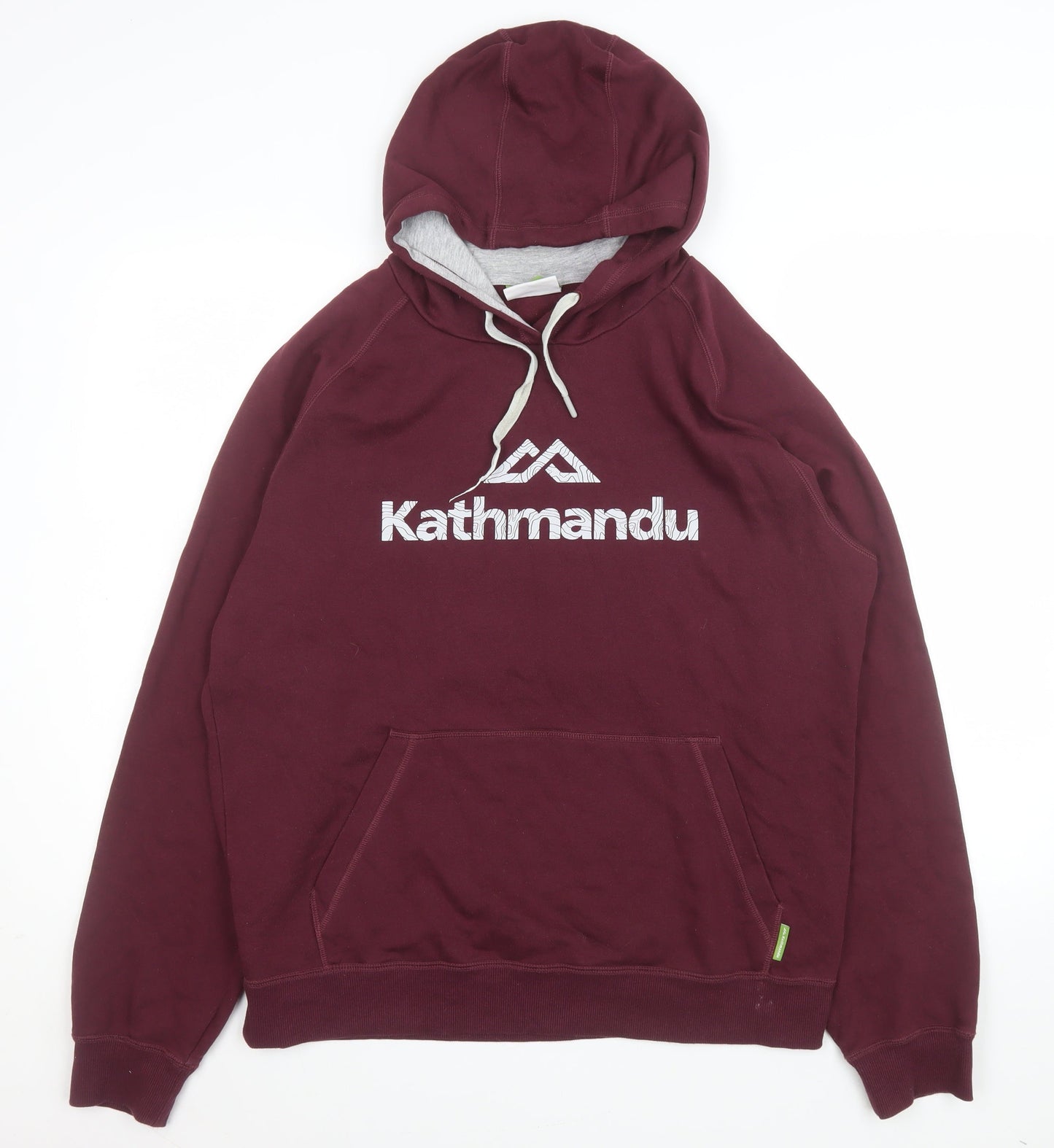 Womens UK Size L Kathmandu Red Pullover Hoodie