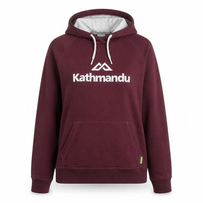 Womens UK Size L Kathmandu Red Pullover Hoodie
