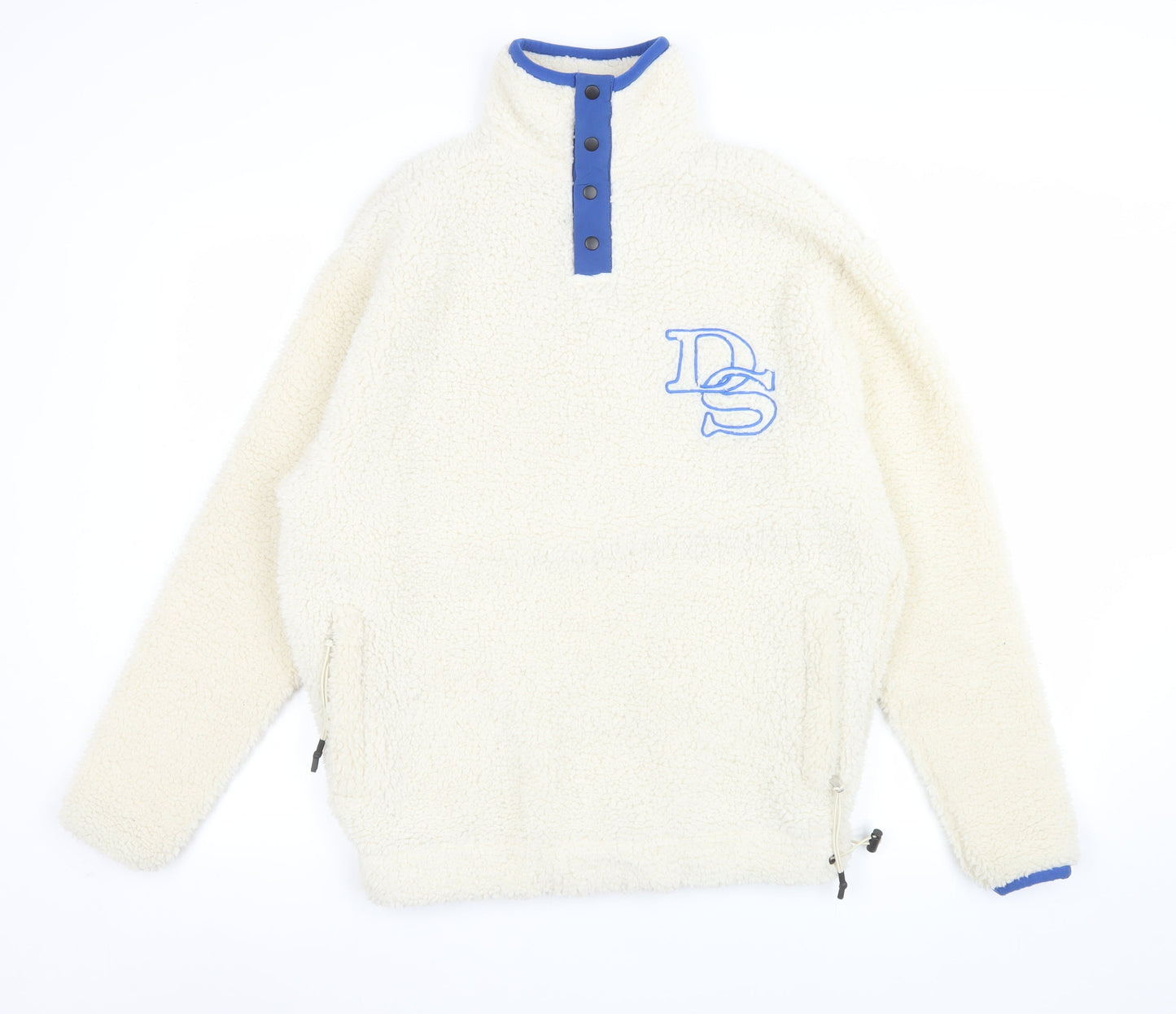 Mens UK Size XS ASOS DESIGN Ivory Pullover Sweatshirt