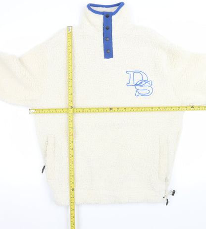 Mens UK Size XS ASOS DESIGN Ivory Pullover Sweatshirt