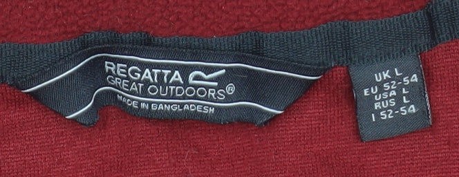 Mens UK Size L Regatta Red Pullover Sweatshirt