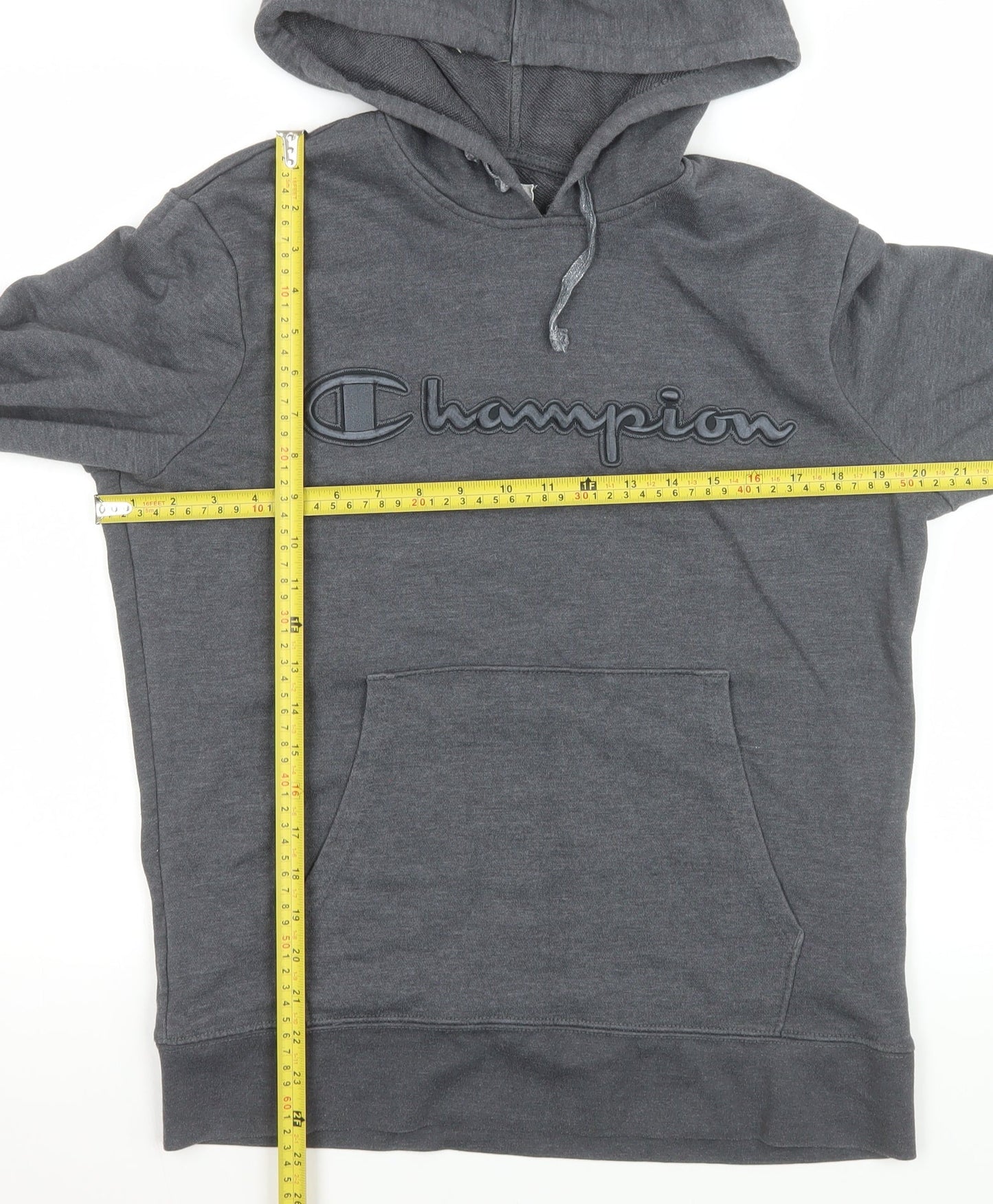 Mens UK Size S Champion Grey Pullover Hoodie
