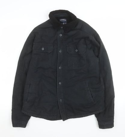 Mens UK Size M Tokyo Laundry Black Basic Jacket