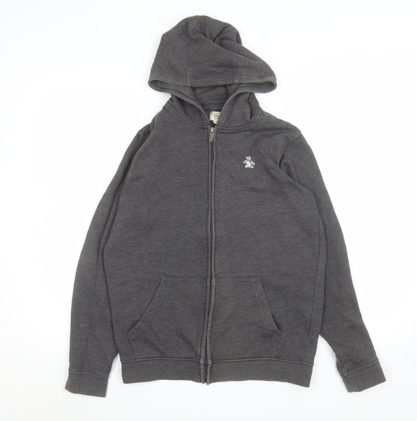 Boys UK Size 14-15 Years Penguin by Munsingwear Grey Basic Jacket