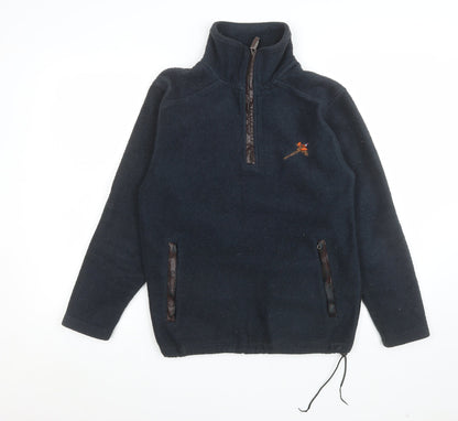 Mens UK Size XS Rydale Blue Pullover Sweatshirt