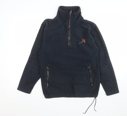Mens UK Size XS Rydale Blue Pullover Sweatshirt