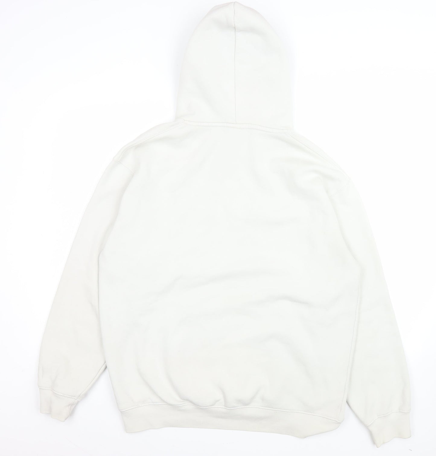 Womens UK Size 16 Zara White Pullover Hoodie
