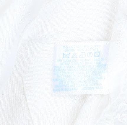 Womens UK Size 14 Oasis Regular Ivory Blazer