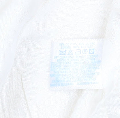 Womens UK Size 14 Oasis Regular Ivory Blazer