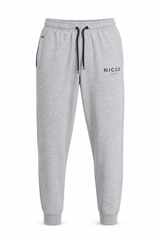Mens UK Size S NICCE Regular Fit Jogger Grey Trousers