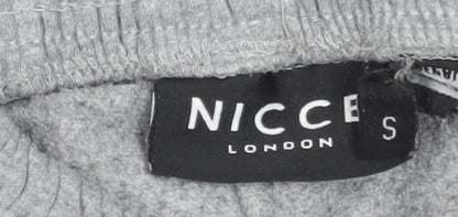 Mens UK Size S NICCE Regular Fit Jogger Grey Trousers