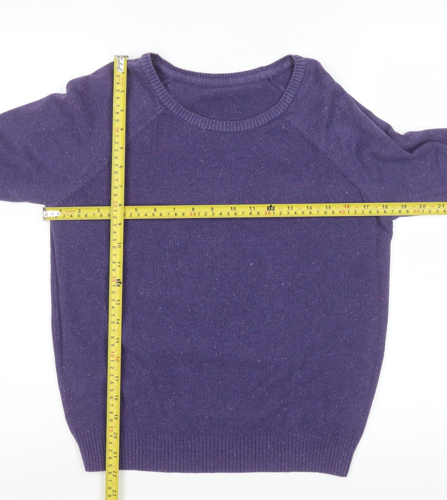 Womens UK Size 8 Marks and Spencer Purple Basic Blouse