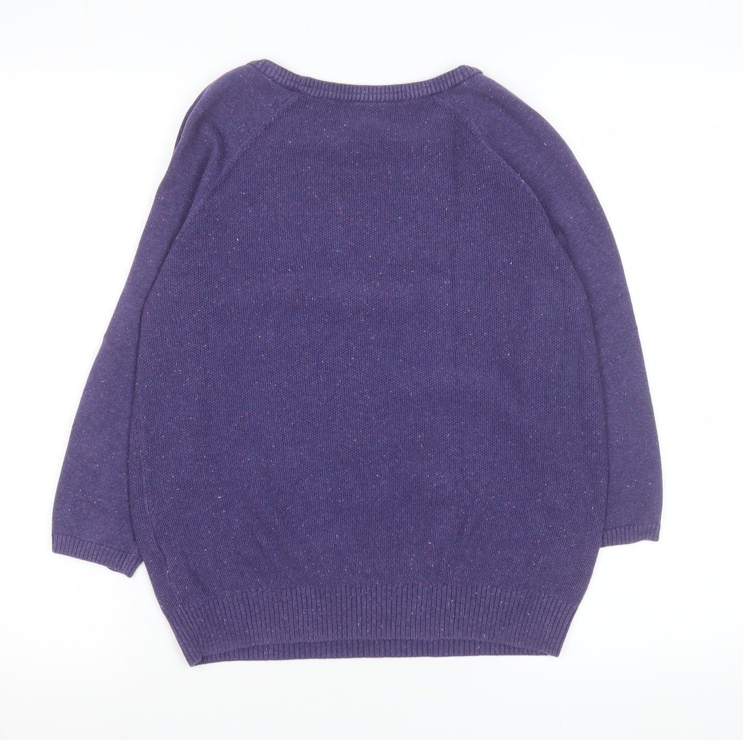 Womens UK Size 8 Marks and Spencer Purple Basic Blouse