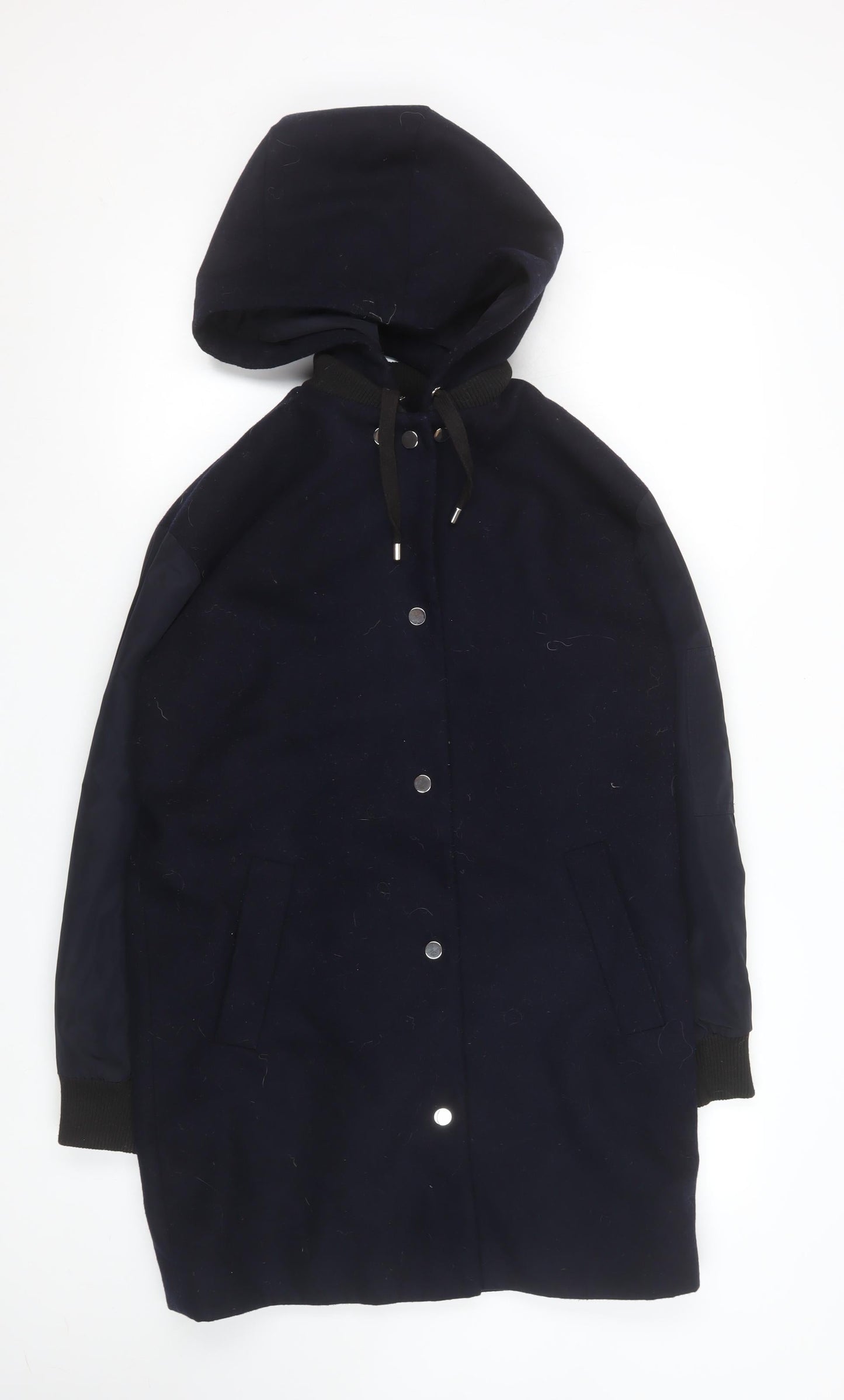 Unisex Adults UK Size 34 Topshop Blue Parka Coat