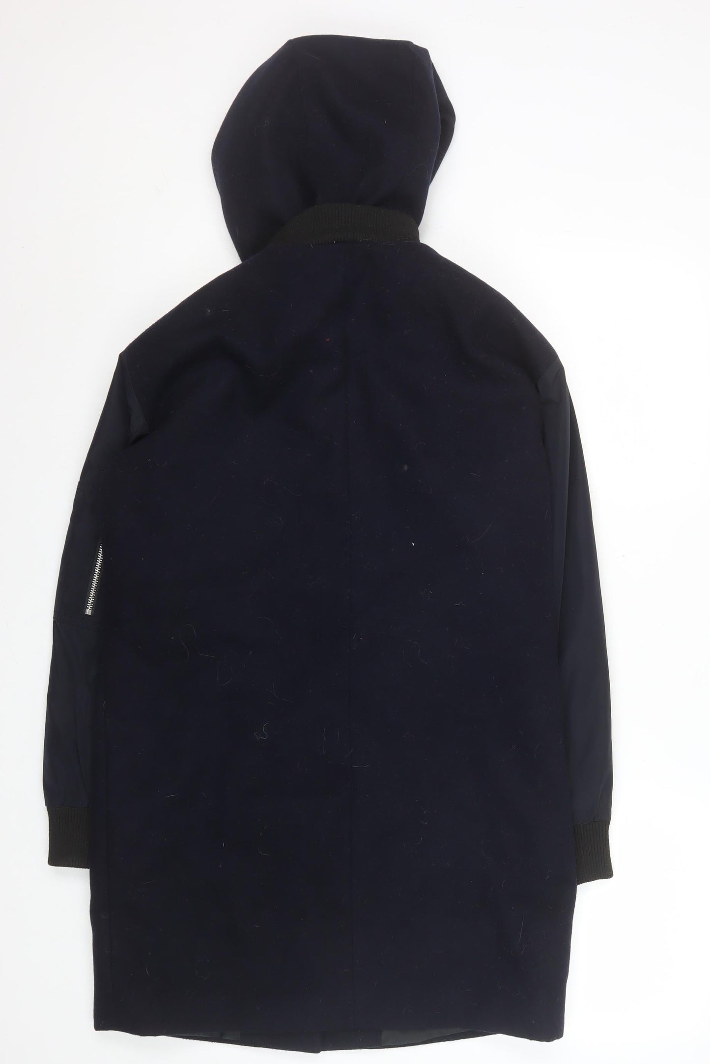Unisex Adults UK Size 34 Topshop Blue Parka Coat