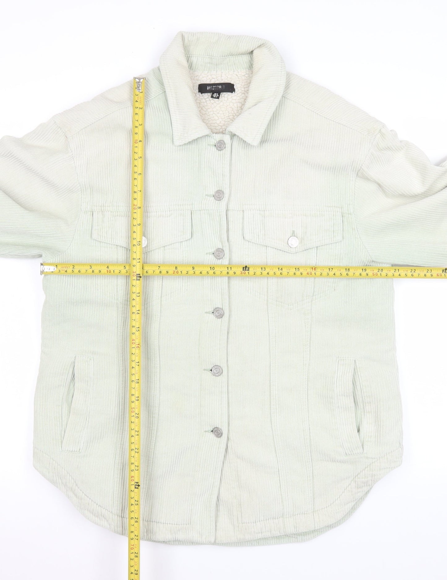 Womens UK Size 6 Missguided Beige Basic Jacket