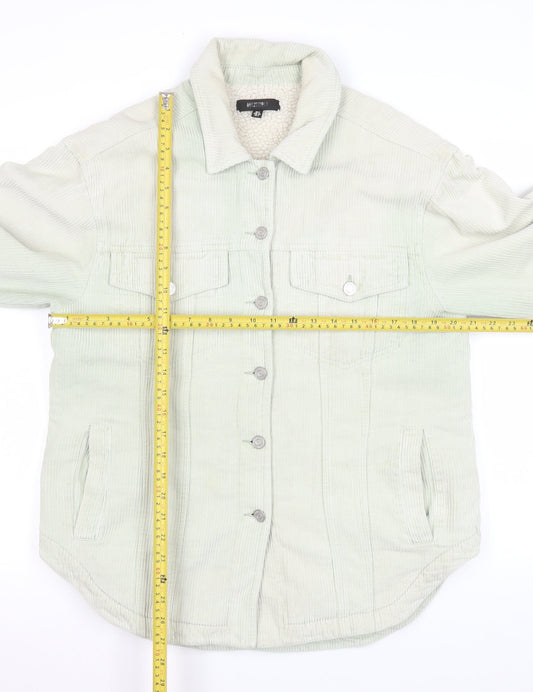 Womens UK Size 6 Missguided Beige Basic Jacket