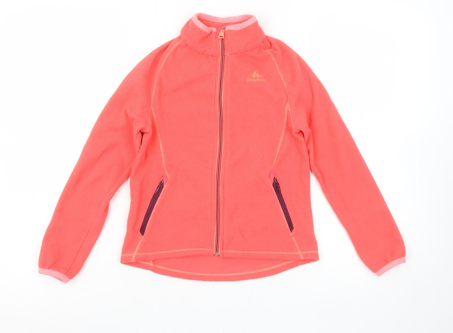 Girls UK Size 8 Years Quechua Pink Basic Jacket